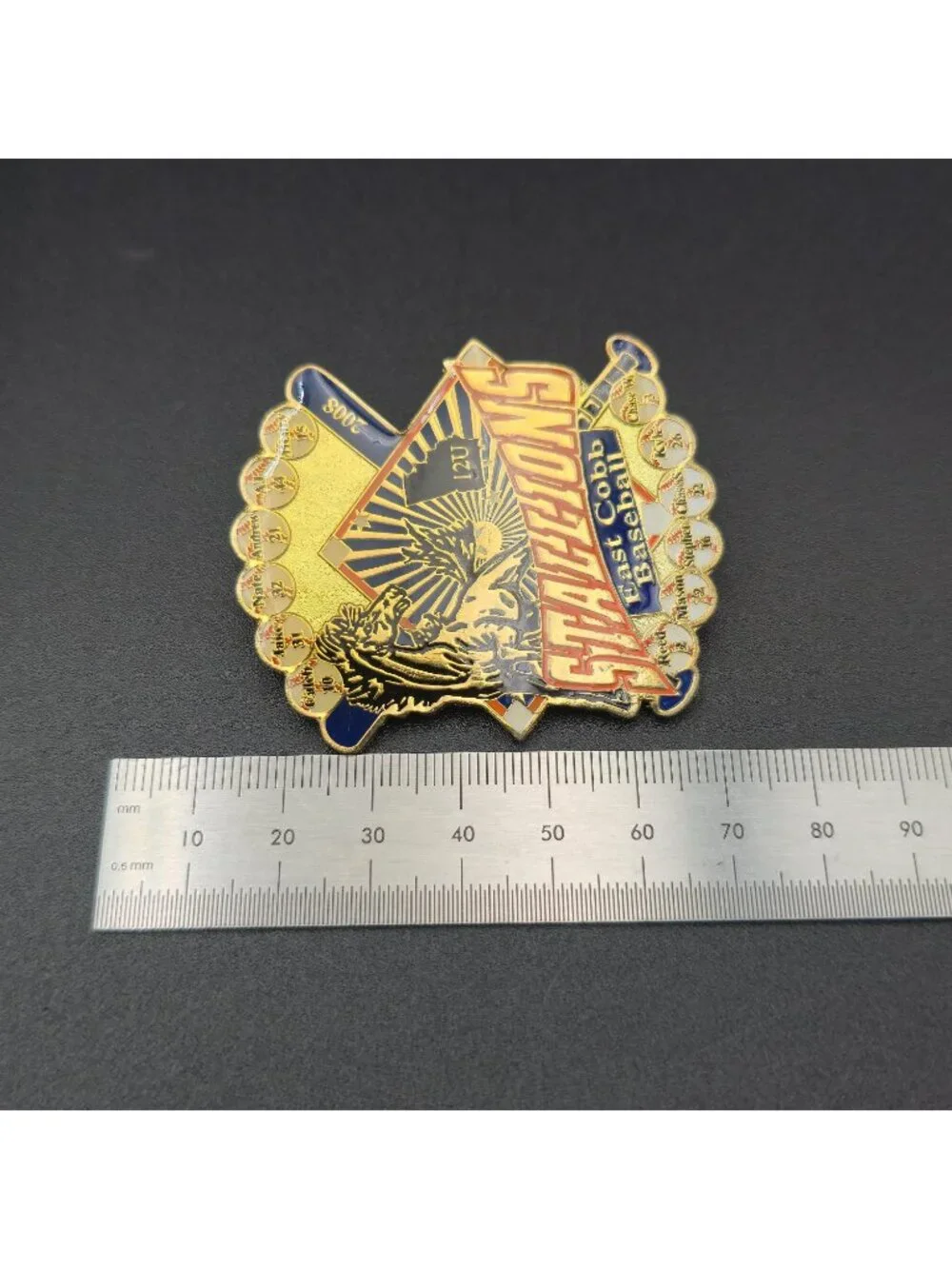2008 East Cobb Baseball Stallions 12U Cooperstown Trading Pin B1445